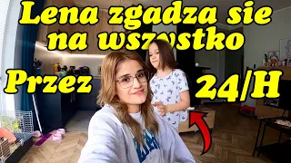 LENA ZGADZA SIĘ NA WSZYSTKO PRZEZ 24H 😱❤️