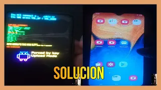 como salir del menu forced by key upload mode en un samsung galaxy con bateria interna