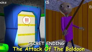 The Attack Of The Baldoon! (SECRET ENDING) - Baldi's Basics Mod