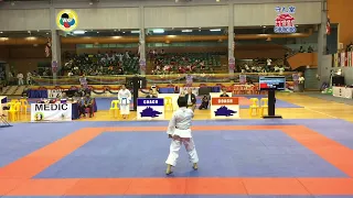 JUNIOR KATA FEMALE between OHUCHI MIRISA vs LUU THI THU UYEN // AKF 2019