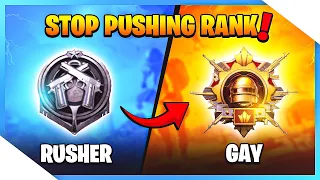 STOP PUSHING RANK IMMEDIATELY IN PUBG/BGMI | TIPS AND TRICKS GUIDE/TUTORIAL