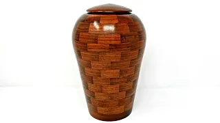 Woodturning a Peruvian Walnut Urn