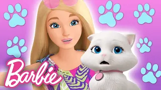 ¡Los MEJORES momentos de mascotas de Barbie! 🐶🐱💛 | Barbie en Español