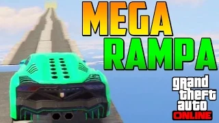 MEGA RAMPA! SALTA SALTA!! - Gameplay GTA 5 Online Funny Moments