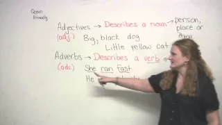 English Grammar - Adjectives & Adverbs