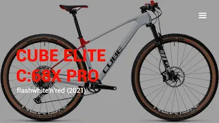 CUBE ELITE C 68X PRO flash white n red 2021 Bike review