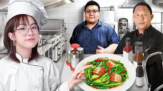 เชฟระดับประเทศ!! สอนทำคะน้าหมูกรอบ | Ft. กุ๊กขี้เมา , เชฟโน๊ต Top Chef