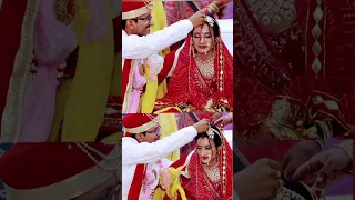 Ek chutki Sindoor moment😍🥰😍#shivya #shorts #viralshorts #radheradhe #radhakrishna #couple #wedding 😍