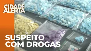 Equipe antitóxico prende suspeito com mil comprimidos de drogas sintéticas