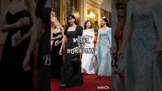 Model Vs Blackpink outfit at Buckingham palace ❤️ #trending #viral #ytshorts #blackpink #subscribe