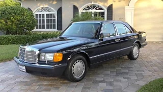 1990 Mercedes Benz 300SE W126 Review and Test Drive by Bill - Auto Europa Naples