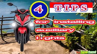 Tips installing the Auxiliary lights any model of Motorcycle