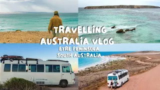 Travelling Australia in our toyota coaster bus | back on the road | eyre peninsula south australia