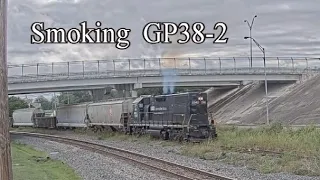 Freedom Rail Group NETC Train  GMTX 2342 GP38-2   Switching OPS  July 10  2023.