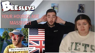 5 Ways British and American Suburbs Look Very Different | BRITISH COUPLE REACTS