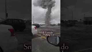 Small Tornado on a Parking Lot#short #reels #reelsvideo #tornado #fyp #fypシ