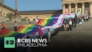 Record-breaking pride flag unveiled ahead of 2024 Philadelphia Pride March