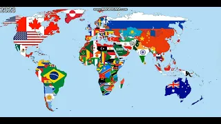 History of World 1786-2023 Map