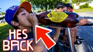 DRUNK 9 YEAR OLD SCOOTER KID AT SKATE PARK