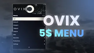 GTA 5 Online - Ovix Mod Menu / 15 Million Money Loop, 5$ Price Cheap