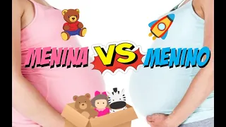 Diferença gravidez de MENINO X MENINA