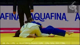 Final - ABE Uta (JPN) vs KELDIYOROVA Diyora (UZB) -52kg Doha 2023