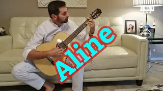 Aline Christophe Guitar cover Lyrics مترجمة