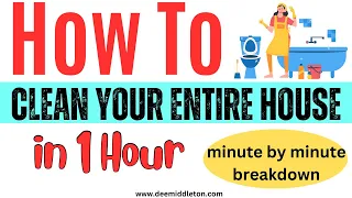 How To Clean Your Entire House in 1 Hour