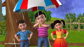 Rain rain go away - 3D Animation English Nursery rhyme for children