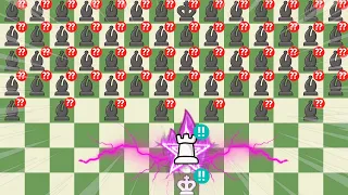 ONE LEGENDARY ROOK 99 LvL VS 500 BISHOPS 1LvL | Chess Memes #9