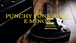 Punchy Funk-Rock Backing Track E Minor