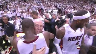 Gregg Popovich shares moment with LeBron and Wade