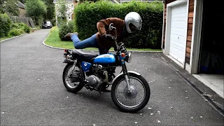 Honda CL350 Scrambler Ride and Review