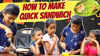 How To Make Quick Sandwich 🥪 🍽️ | Sandwich For Mom 💁‍♀️ | ini's galataas