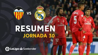 Resumen de Valencia CF vs Real Madrid (2-1)