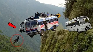 World's Most Dangerous Mountain Roads, Amazing Bus And Heavy Equipment Truck Driving Skills