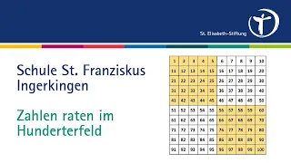 Zahlen raten im Hunderterfeld in der Schule St. Franziskus