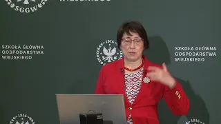 Jakość żywności ekologicznej i jej wpływ na zdrowie człowieka, prof. dr hab. Ewa Rembiałkowska