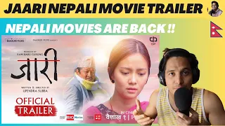 JAARI - Movie trailer | Love story/Drama | Miruna Magar | Dayahang Rai | Reaction video