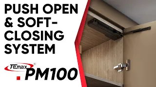 touch hinge system | Push to Open and Soft Close furniture hinges for Cabinet Wardrobe door