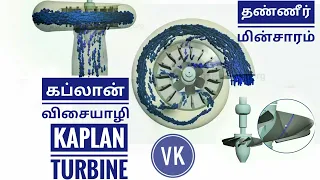 Kaplan Turbine |hydro power|Tamil |கப்லான் விசையாழி|❤Vijayakrishna VK❤| Runner, Axial flow machine