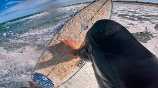 CORRIENTES, RAMPAS y CARVINGS Surfeando en el Palmar 🏝️