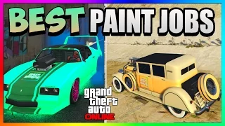 GTA 5 Online - Best RARE Paint Jobs! - Mint Green + Peaches & Cream! (GTA 5 Paint Jobs 1.67) *GTA V*