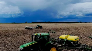 Planter and Drill get Chased by a Storm