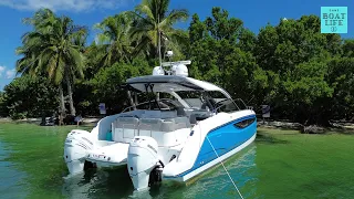 Prepare to be INSPIRED!! - FOUR WINNS TH36 Catamaran Walkthrough