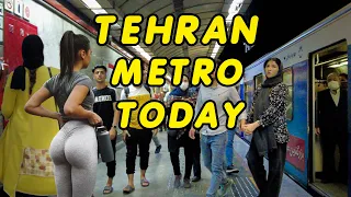 IRAN TEHRAN METRO 2023 | From Downtown to North #walking