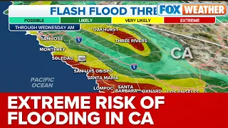California Faces Extreme Risk Of Flooding From Another Powerful Atmospheric River