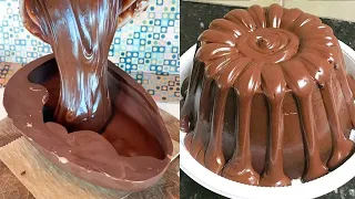 Most Amazing Chocolate Cake Decorating Ideas | Satisfying Melted Chocolate Cake Compilation