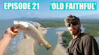 Landbased barramundi fishing with lures Cairns