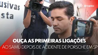 Ouça primeiras ligações ao Samu depois do acidente com Porsche que causou a morte de homem #g1 #JN